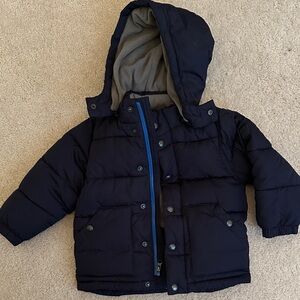 GAP Dark Blue Hooded Coat